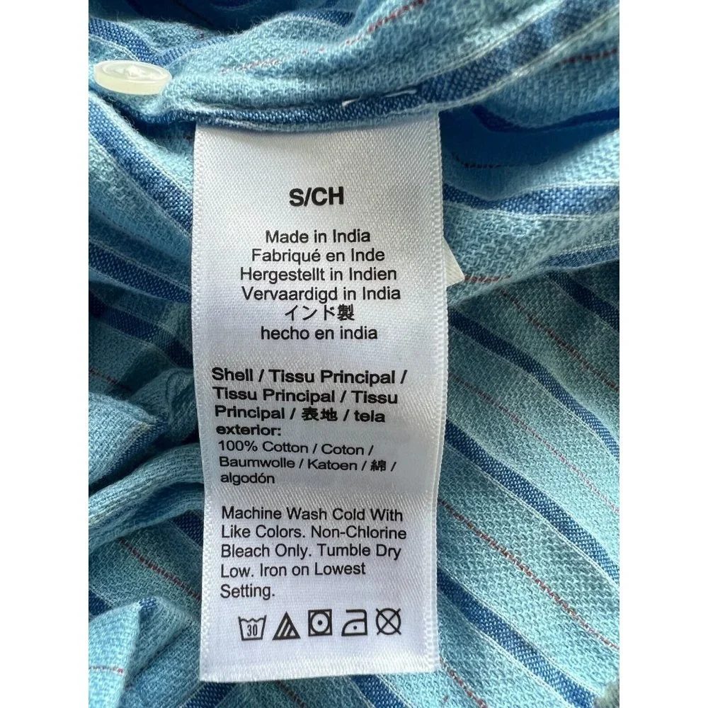 J. Crew Worn twice Balloon-Sleeve‎ Dress in Stripe Size S